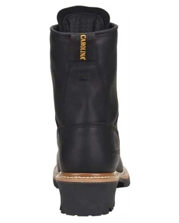 Carolina Men's 8x22 Waterproof Logger - 14-D Black