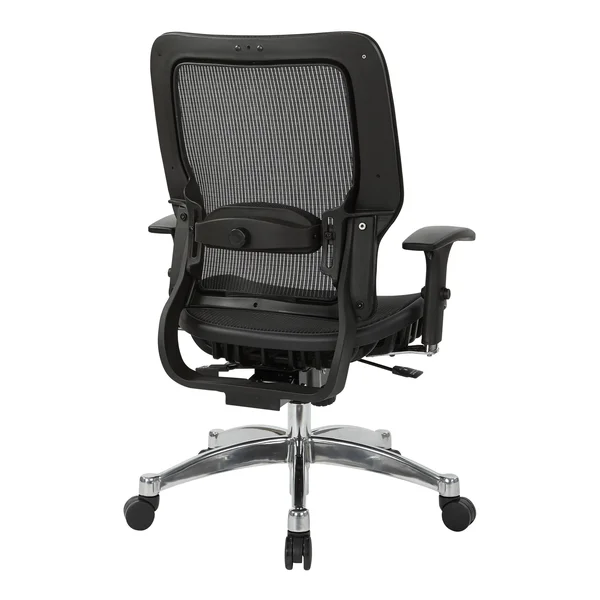 Black Vertical Mesh Back Chair