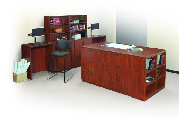 Legacy Stand Up Side to Side Storage Cabinet/ Desk- Cherry - Regency - LSSCSD7223CH