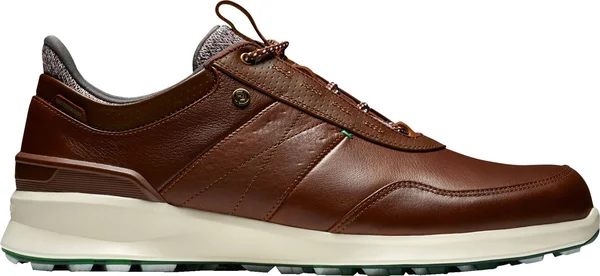 FootJoy Men's Stratos Golf Shoes 50065 - Cognac/Green - 10.5 - X-Wide