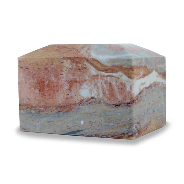 Marble Box Cremation Urn - Extra Large 250 Pounds - Rosemary Pink Rosemary - Size: XL