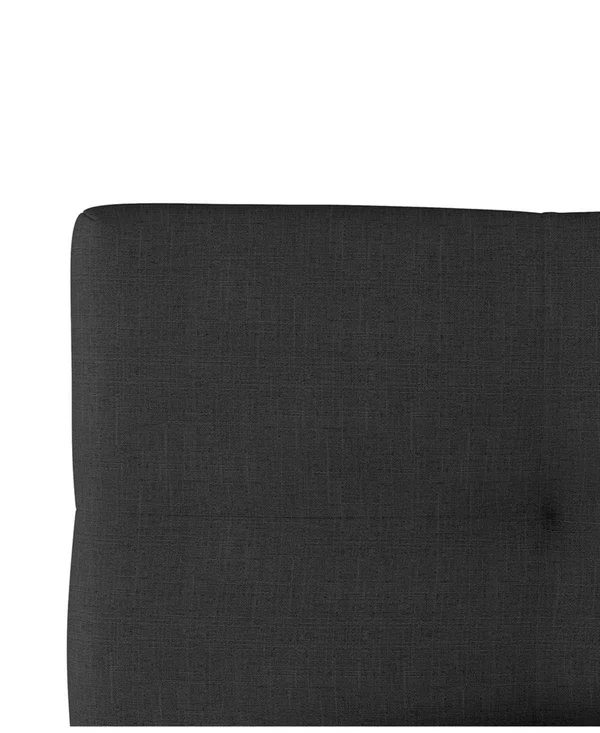 Twin Tufted Platform Bed in Zuma Linen Tan - Project 62
