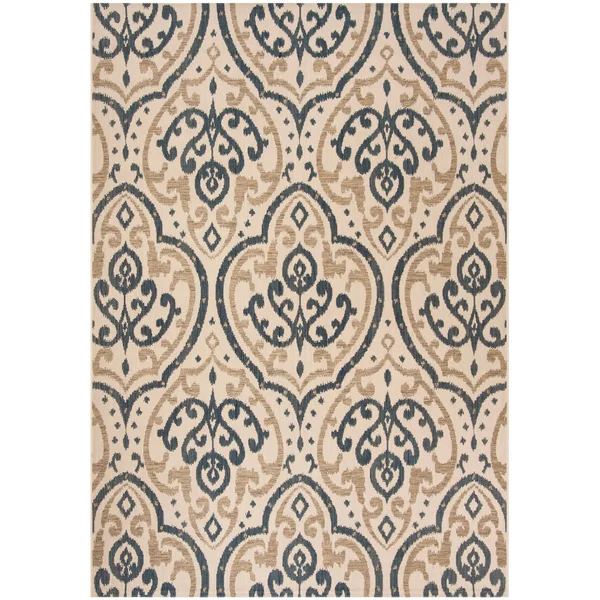 Safavieh Martha Stewart MSR4114-21312 5&3x22 x 7&7x22 Beige, Aqua Area Rug