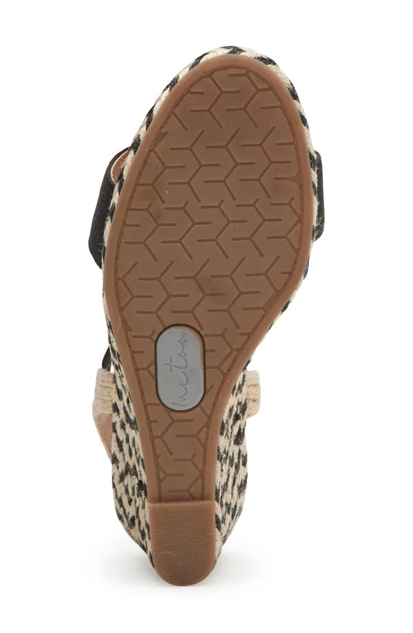 Me Too Barra Espadrille Wedge - Women's, Size: 9.5, Black