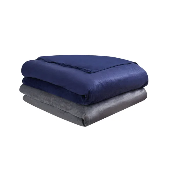 London Fog Weighted Blanket - Grey, 15 lbs