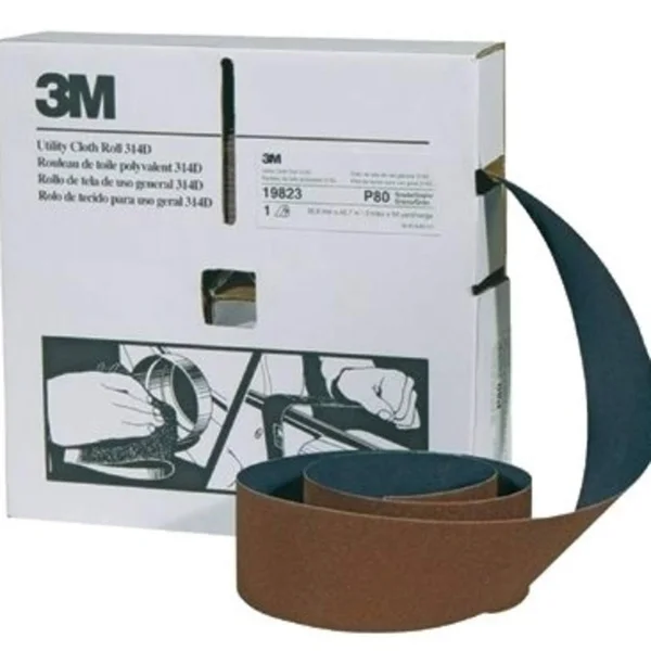 3M Utility Cloth Roll 314D 2x22 x 50 yds P240 Grit