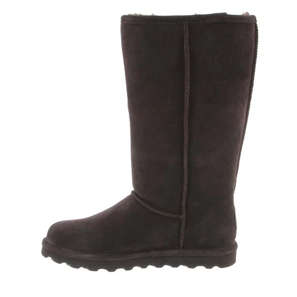 Bearpaw Women's Chocolate Elle Tall Wide Boots, Size 8, Brown