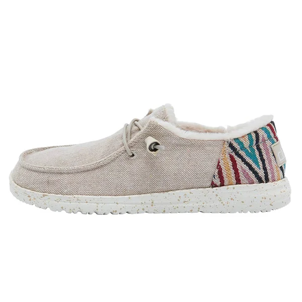 Hey Dude Women's Shoes - Wendy Funk - Wool/Beige