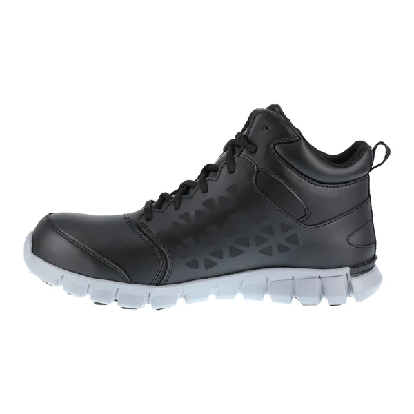 Reebok Sublite Cushion Work Mid Composite Toe Waterproof - Men's Black