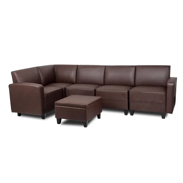 Boss Black Reception Sectional Sofa