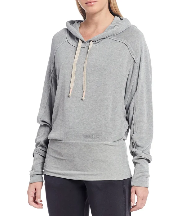 Free People Movement Ready Go Hoodie (GREYCOMBO, XS)