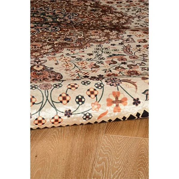 Riverbay Furniture 3&3x22 x 5& Area Rug in Cream and Copper - RF-1849193