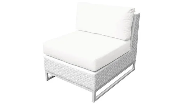 TK Classics Miami Outdoor Armless Sofa Terracotta