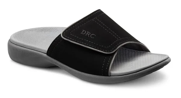 Dr. Comfort Men's Connor Diabetic Sandals - Black