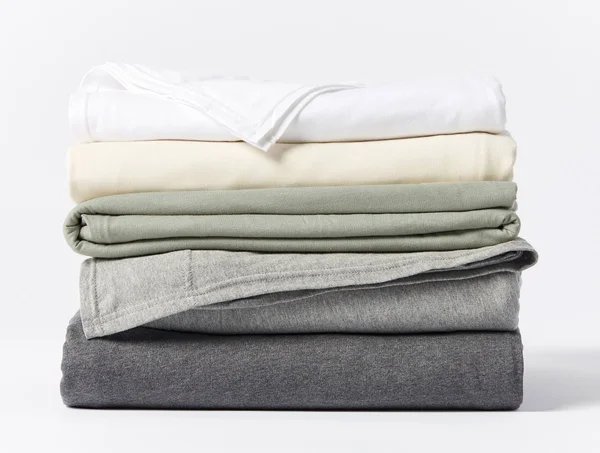 Coyuchi Organic Jersey Sheet Set (Queen - Gray Heather)