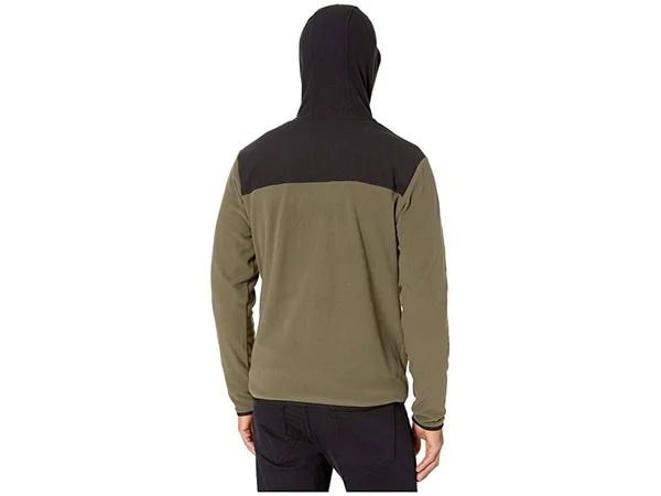The North Face Men's TKA Glacier Full Zip Hoodie New Taupe Green, TNF Black M