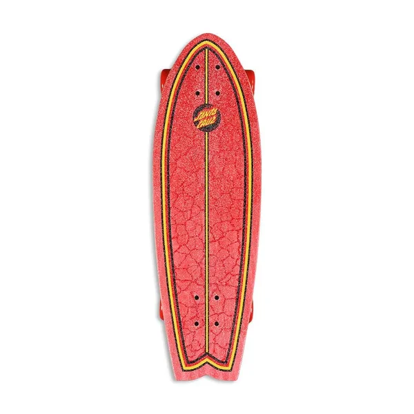 Santa Cruz Flame Dot Shark Cruiser Complete
