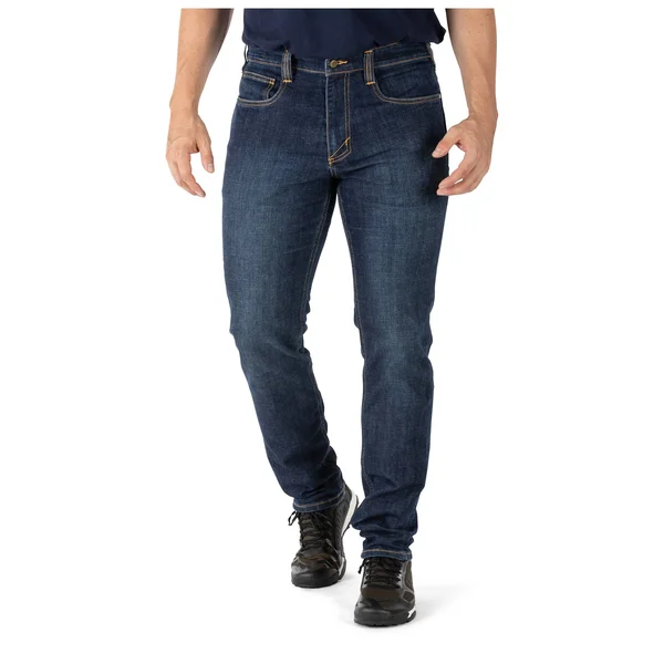5.11 Tactical Defender Flex Slim Jeans - Men's W28 L36 Stone Wash Indigo 74465-648-28-36