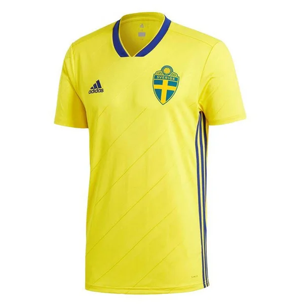 2018-2019 Sweden Home Adidas Football Shirt