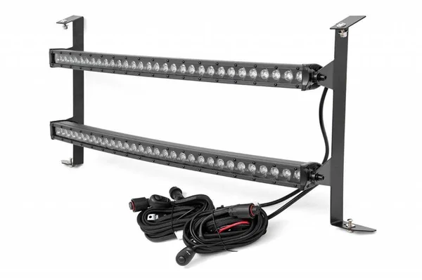 Rough Country Chevy 30 inch LED Hidden Grille Kit Chrome Series 03-06 Silverado 1500/2500 70704