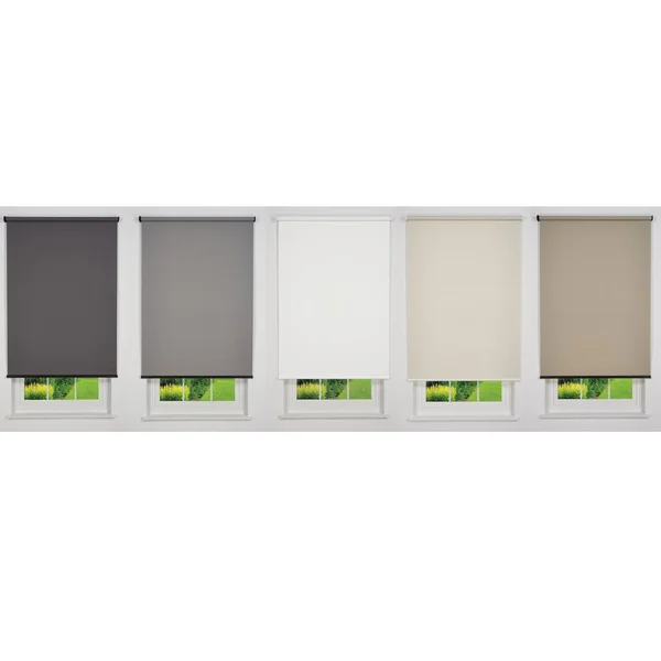 Linen Avenue Cordless Blackout Roller Shade, Beige 41 W x 66 H