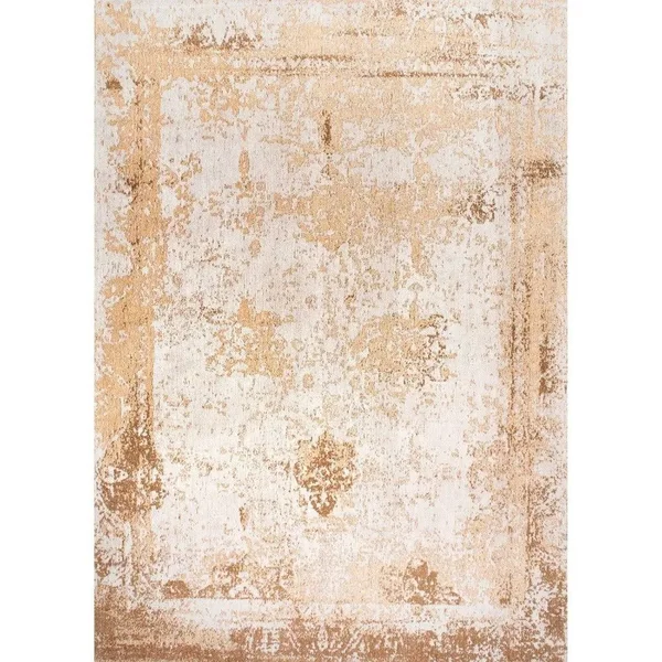 nuLOOM Handmade Distressed Abstract Vintage Wool Area Rug Grey 5& x 8& 5& x 8& Indoor Living Room, Bedroom, Dining Room