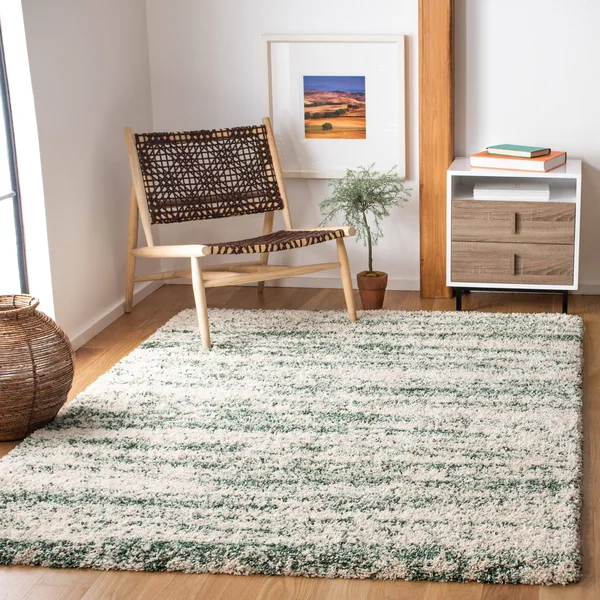 Safavieh Clearance Hudson Shag SGH206Y Ivory Rug - 7&0x22x7&0x22 - Square