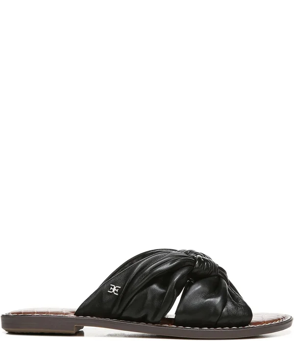 Sam Edelman Garson Knotted Leather Sandals - 9M