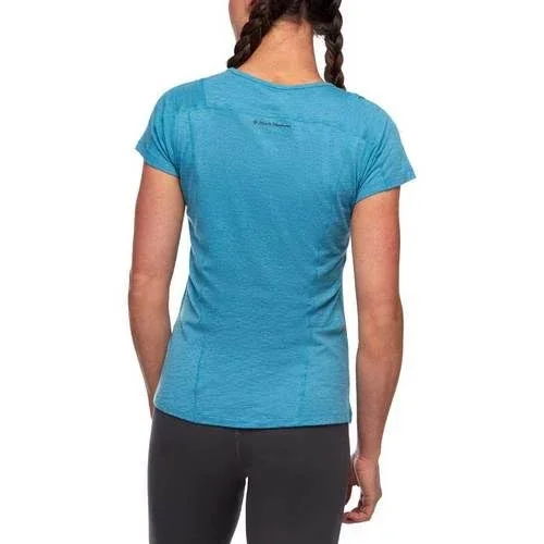 Black Diamond Women's Rhythm Tee - Medium - Fjord Blue