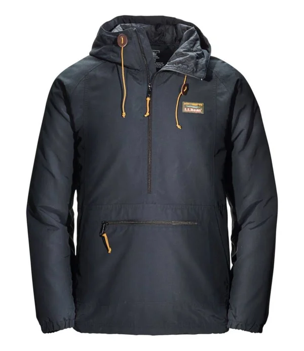 Men's Tall Mountain Classic Insulated Anorak Black Large, L.L.Bean