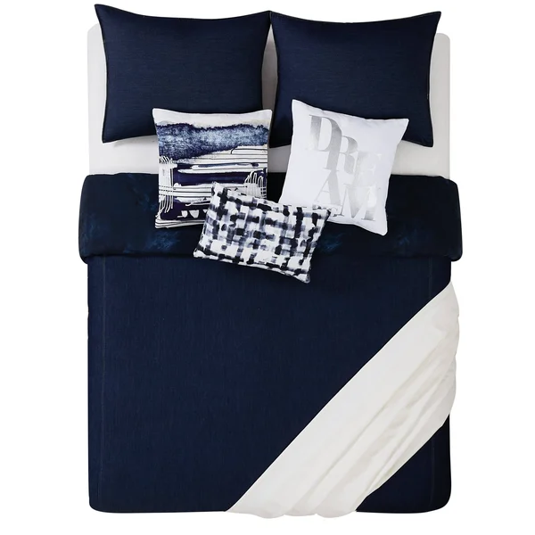 Sean John Denim Comforter Set - Blue - Twin XL