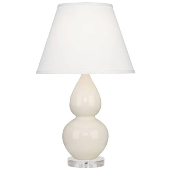 Robert Abbey Small Double Gourd Table Lamp - Peacock