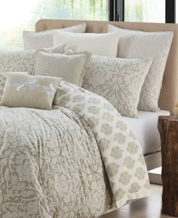 Ellen Tracy Chandler 3-Piece Premium Cotton Duvet Cover Set