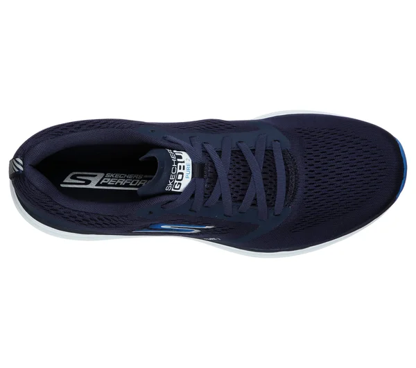 Skechers Men's GOrun Pure 2 Running Shoes - Navy, Blue, 8.5