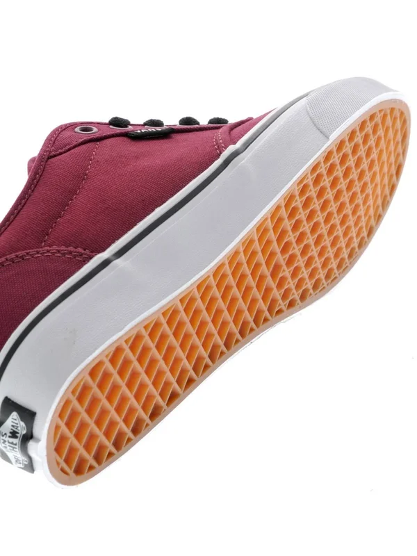 Vans Men's Atwood (Canvas) Skate Shoe oxblood/white