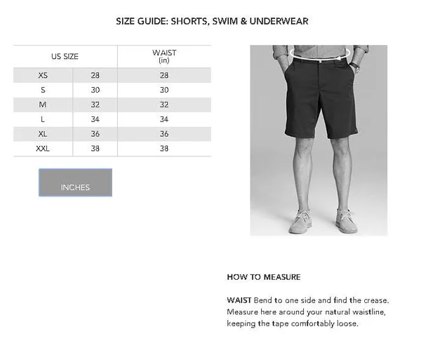 Lacoste Men Cotton Regular Fit Chino Bermuda Shorts Blue 33
