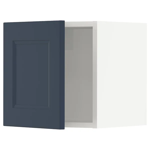 IKEA - SEKTION Wall Cabinet - White Axstad/matte Blue, 15x15x15