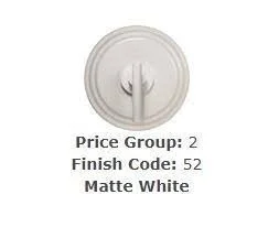 Brasstech 417/52 Straight Valve Kit, 1/2x22 Sweat Matte White