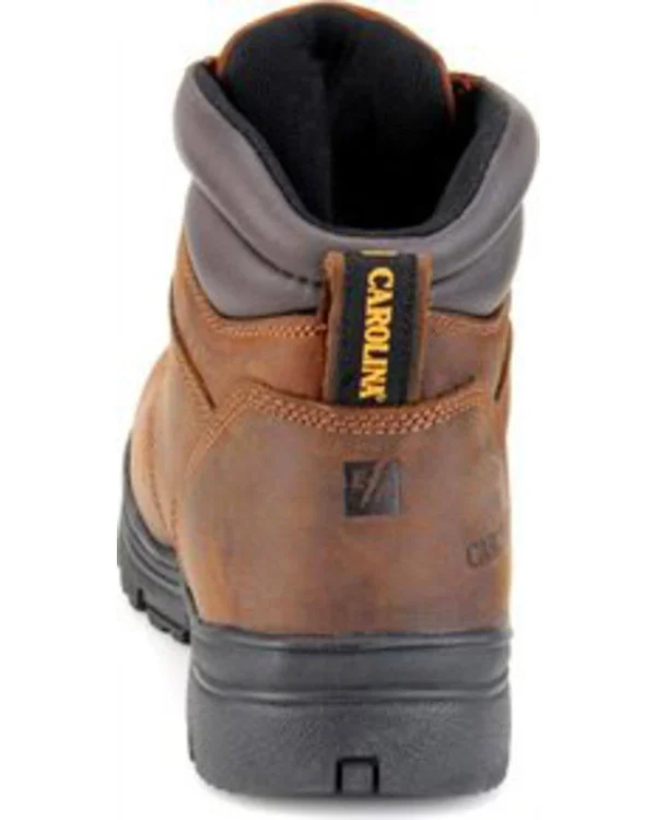 Carolina Men's 6x22 Waterproof Work Boots -Brown- - 14 - 2E