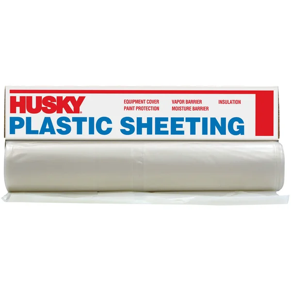 32' x 100' 6 ml Tyco Polyethylene Clear Plastic Sheeting