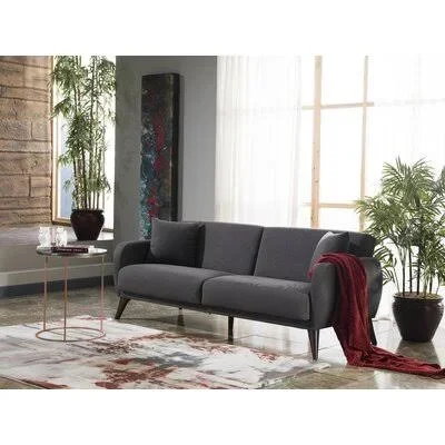 Lelana Sleeper Brayden Studio Fabric: Charcoal