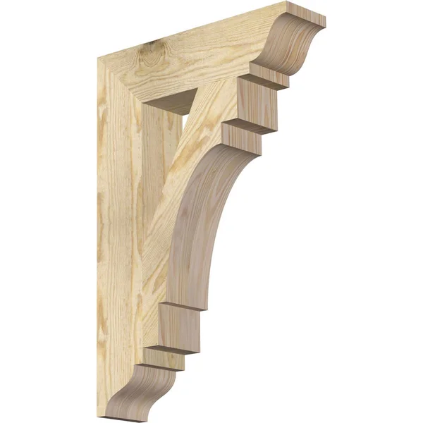 4x22W x 16x22D x 24x22H Merced Traditional Rough Sawn BRACKET, Douglas Fir
