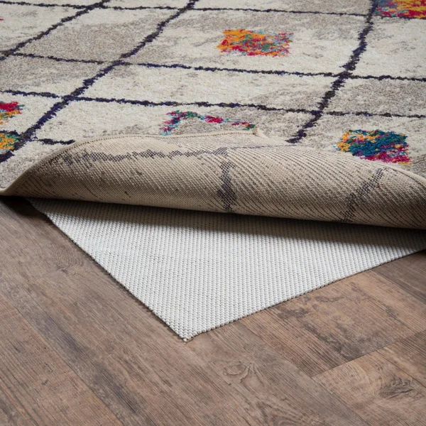 Oriental Weavers Heritage 8124N - 2& 7x22 x 9& 4x22 Runner - Charcoal, Blue Area Rug