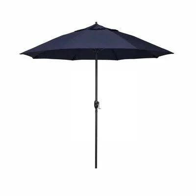 Gino 7.5& Market Sunbrella Umbrella Arlmont & Co. Fabric Color: Navy