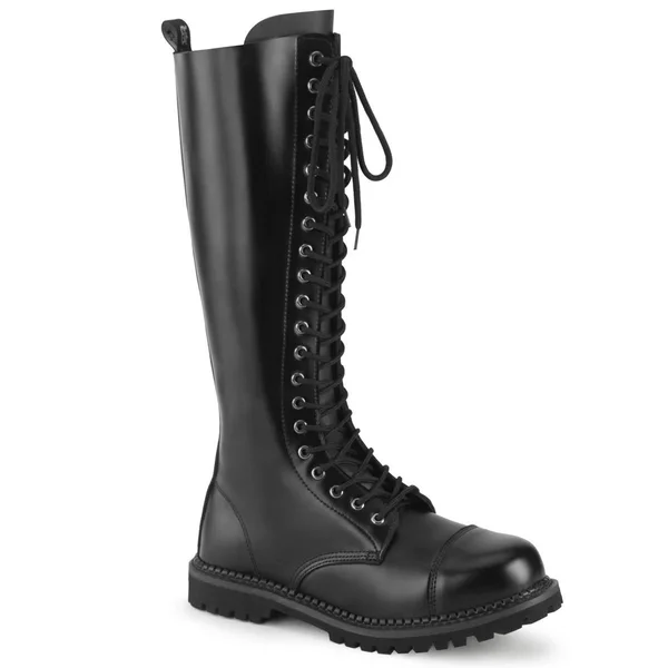 Demonia - Rocky-20 4 - Black Leather