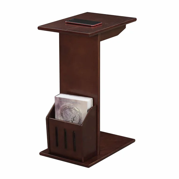 Convenience Concepts Designs2Go Abby Magazine C End Table, Brown