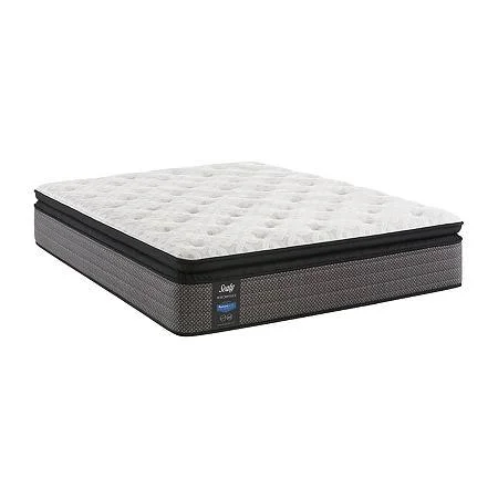 Sealy Posturpedic Curtain Call Firm Pillow Top - Mattress Only, California King, White