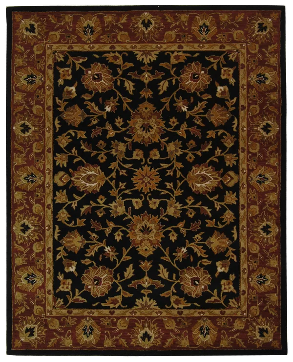 Safavieh Heritage HG112A 4&6x22 x 6&6x22 Black, Red Rug