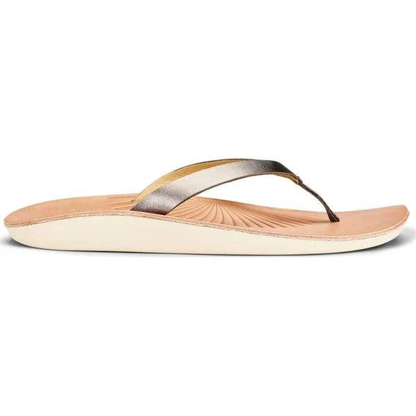 Olukai Women's IWI Sandal - 7 - Golden Sand/Golden Sand