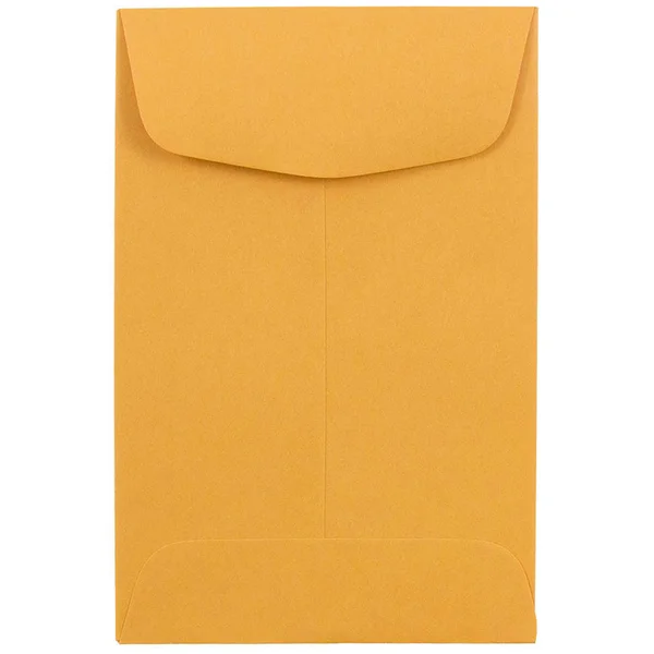 Jam Paper Coin Envelopes - #4, Gummed Seal, Brown Kraft, Pack of 500 Envelopes